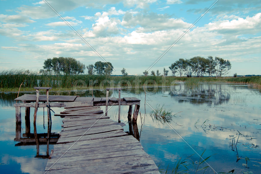 Деревянная пристань