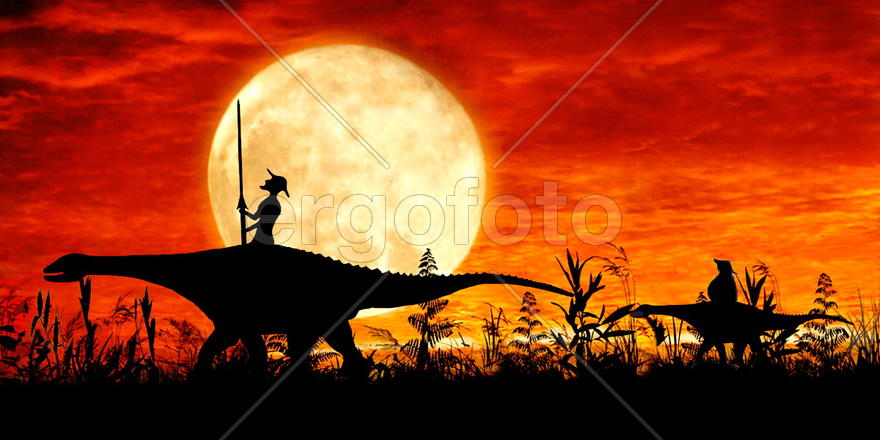 В поисках Дамы Сердца. Красный закат.