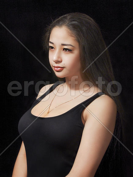 Юная начинающая фотомодель