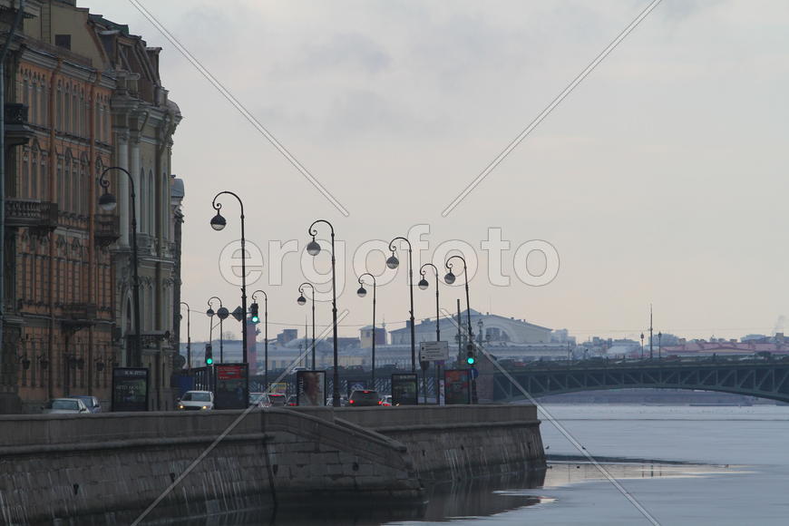 Панорамный вид на достопримечательности города 