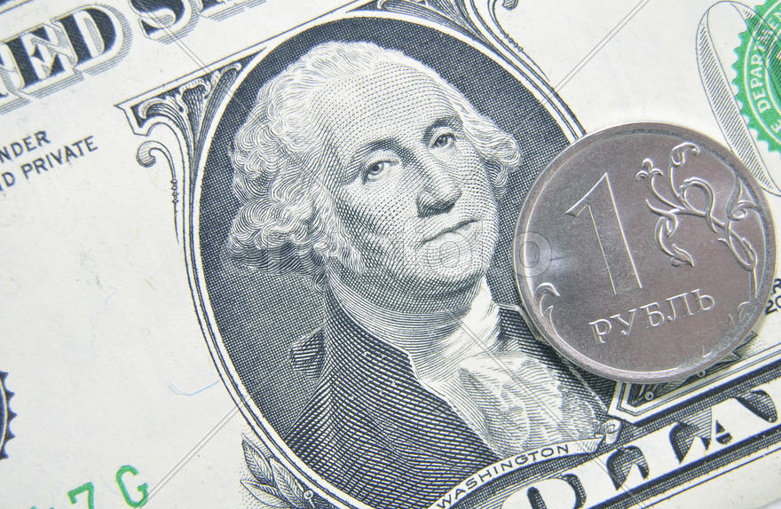 Рубль и доллар