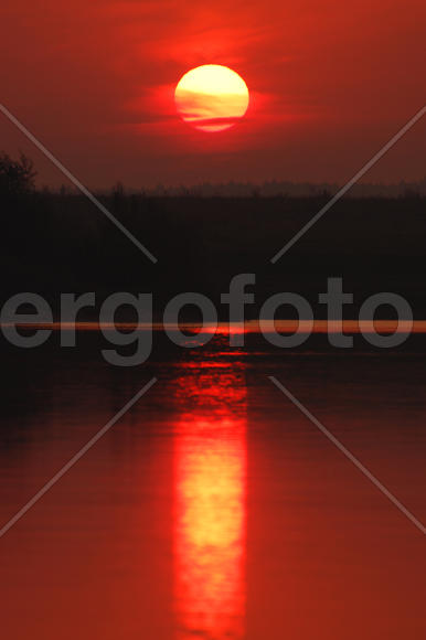 Восход солнца на Оке