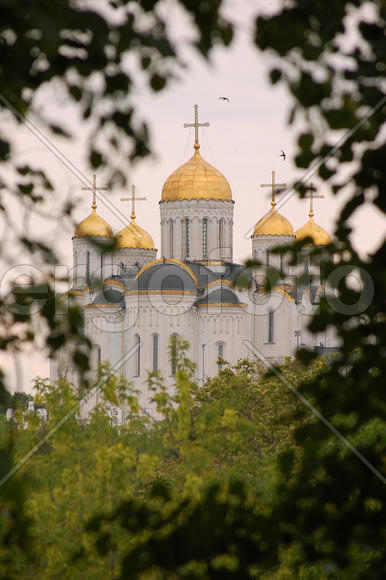 Владимир. Город Владимир вид на Успенский собор