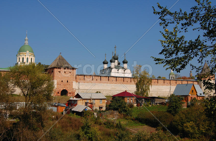 ЗАРАЙСК. Древний город Зарайск, вид на кремль