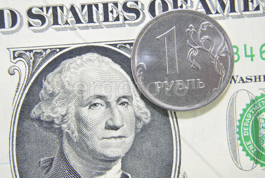 Рубль и доллар