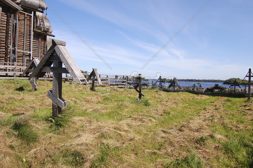 Кижи. Кладбище