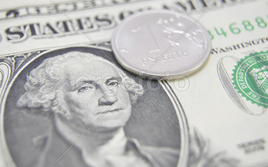 Рубль и доллар