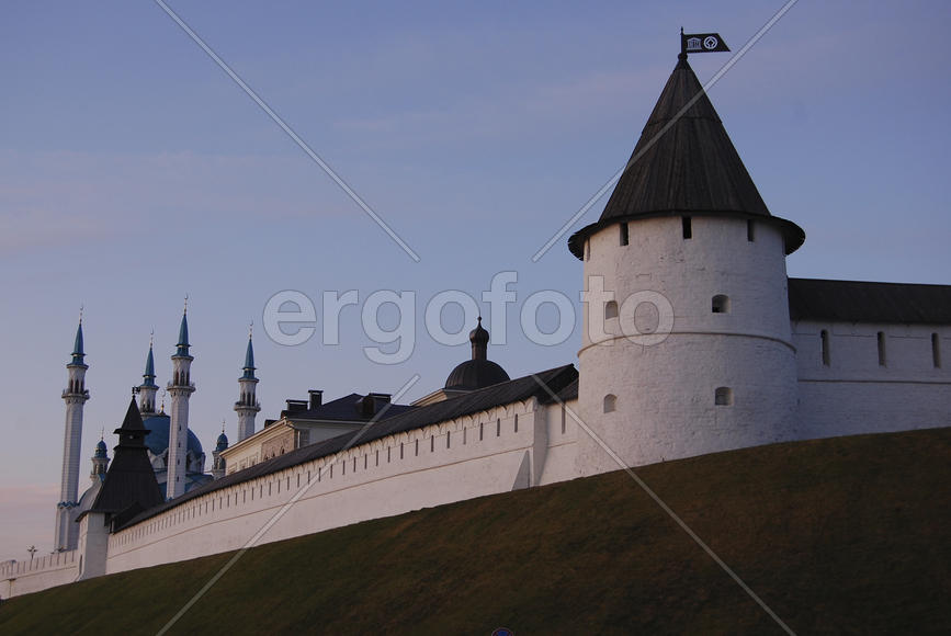 Казанский кремль вечером