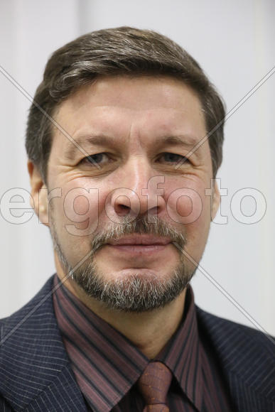 Российская Федерация, Санкт-Петербург. Писатель Сергей Арно, директор Фонда Братьев Стругацких