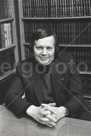 СССР. Ленинград. Юрий Слепухин. Писатель Юрий Слепухин. 21 января 1982 года