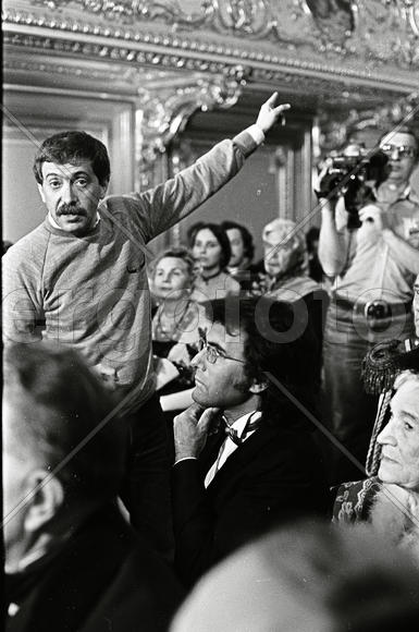 СССР. Ленинград. Евгений Гинзбург и Аль Бано. Домашний театр Юсуповского дворца