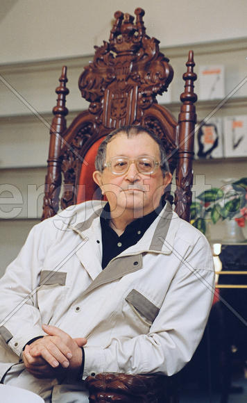 Российская Федерация. Санкт-Петербург. Борис Стругацкий. Писатель-фантаст Борис Стругацкий