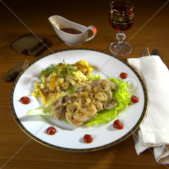 Жареное мясо