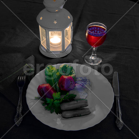 Ужин при свечах