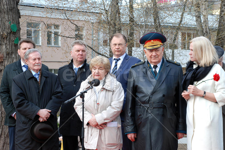  Открытие памятника ополченцам Замоскворечья 23 апреля 2015 года