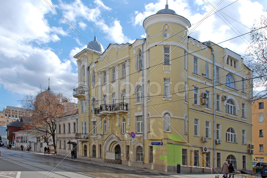 Москва. Новокузнецкая улица. Дом Энгельбрехта. 1910 год
