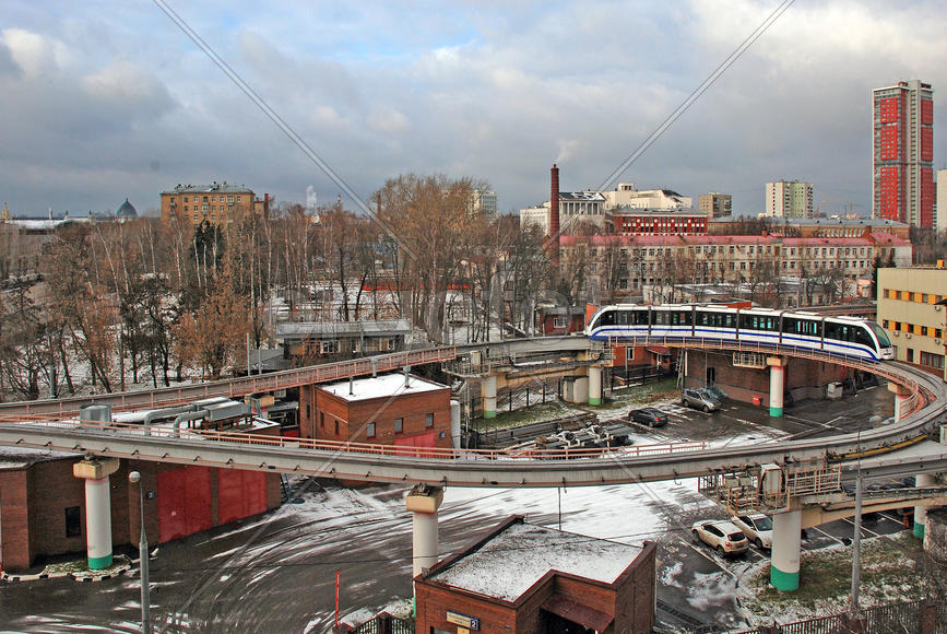 Монорельсовая дорога — петля разворота 