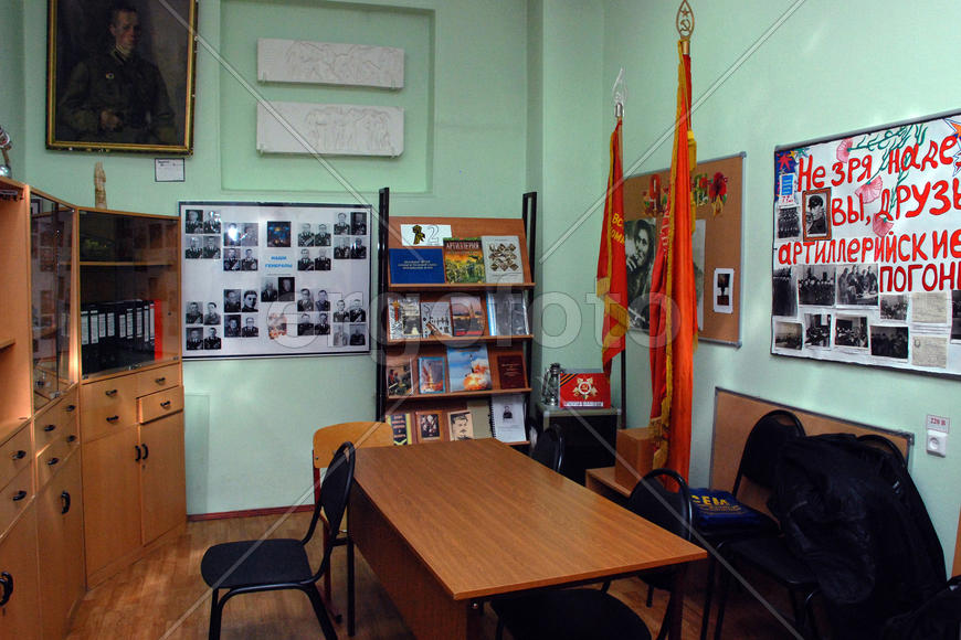  Комната музея Боевой Славы артиллерийской специальной школы №2