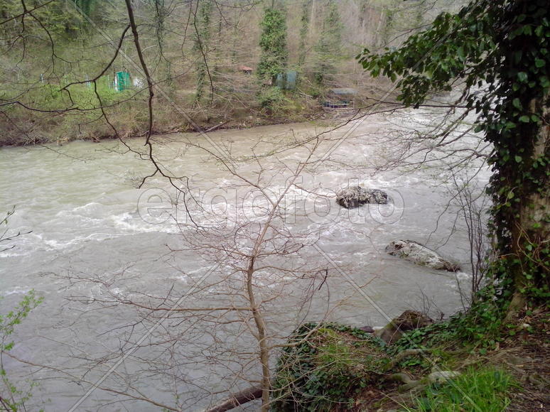 Течение реки Мзымта