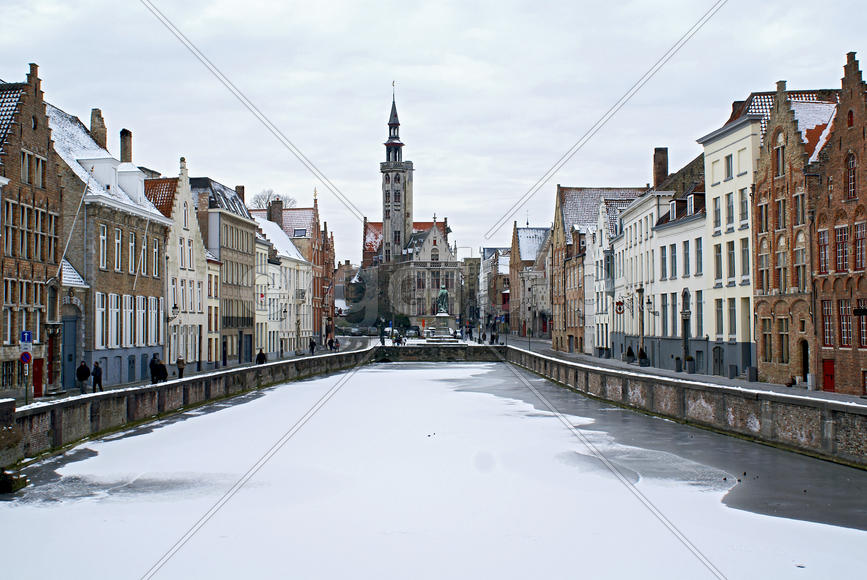 Зимний Брюгге