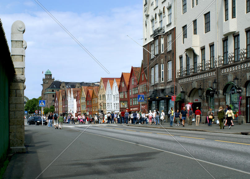 Вид на средневековую набережную.