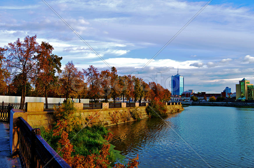 Набережная реки Миасс