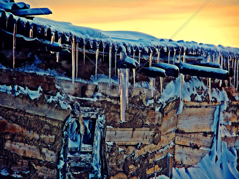 Сосульки в -35 градусов