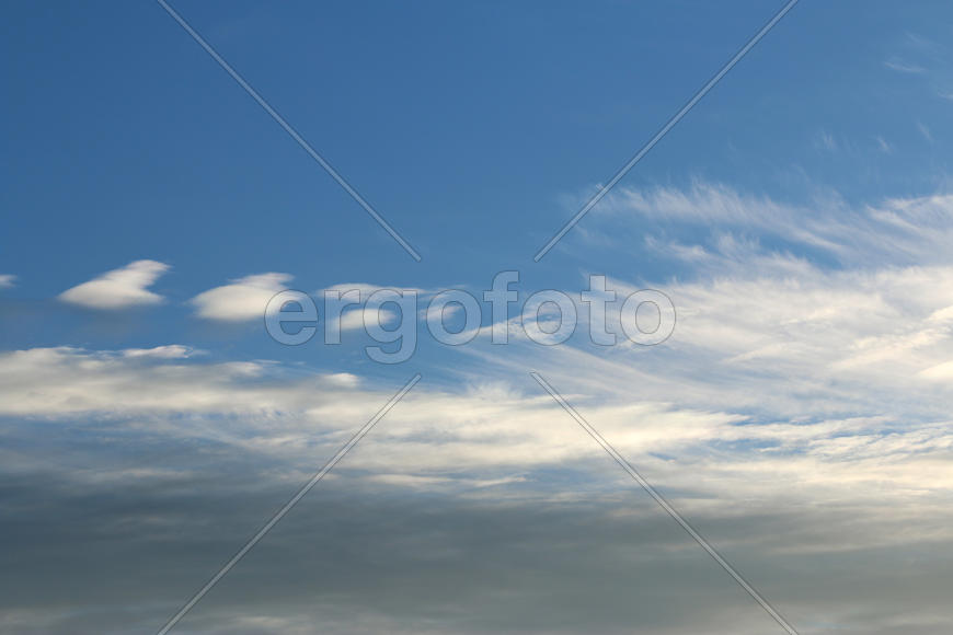 Перистые, высококучевые облака