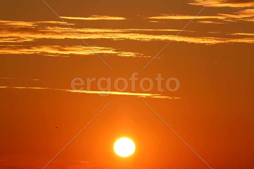 Красный закат 