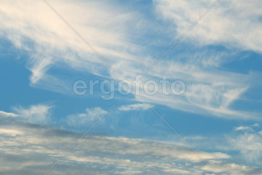 Перистые, высококучевые облака