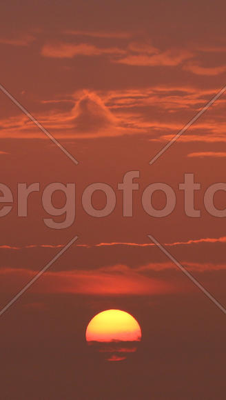 Красный закат 