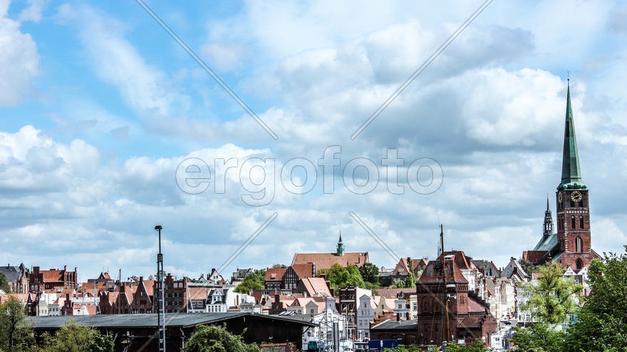 Вид на город