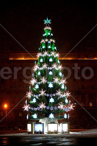 Новогодняя иллюминация. Ёлка