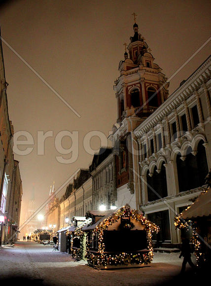 Новогодняя иллюминация. Китай-город