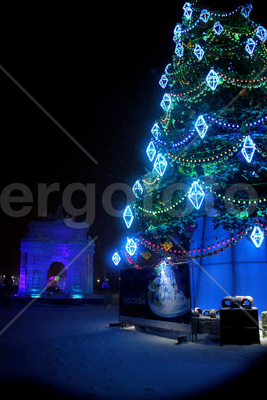 Фрагмент новогодней ёлки