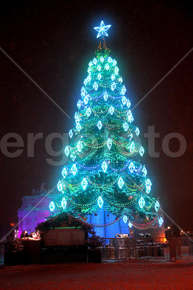 Новогодняя ёлка возле Большого театра