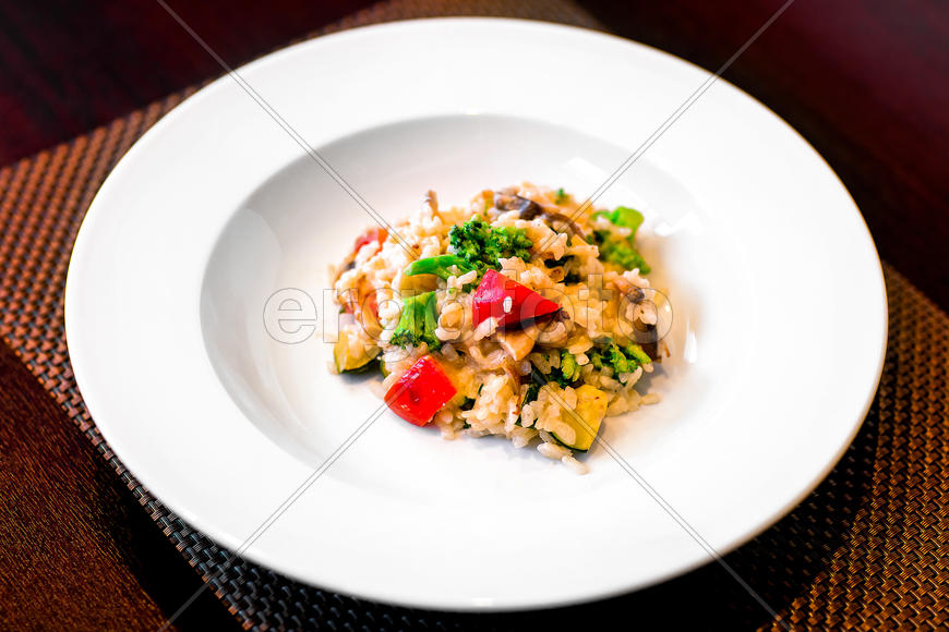 Ризотто с овощами