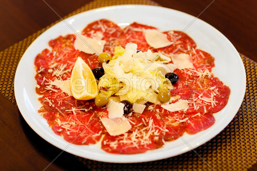 Карпаччо из говядины