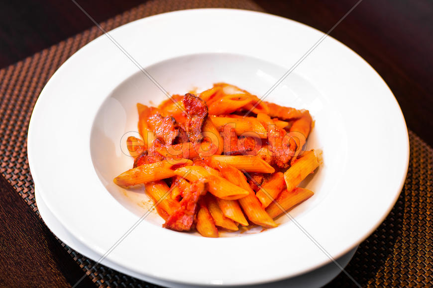 Макароны с мясом