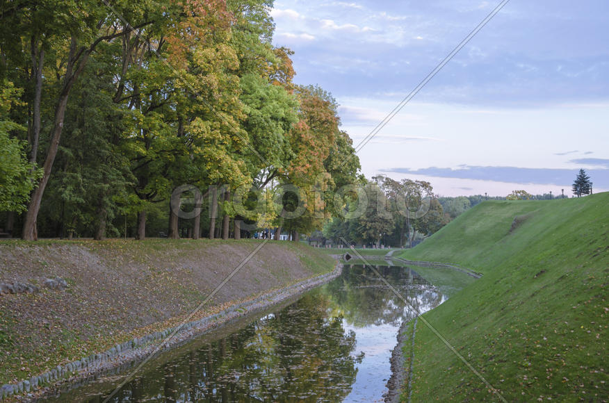 Беларусь, Несвиж: старый замковый парк