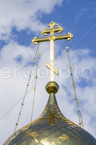 Беларусь, Минск: фрагмент купола церкви Андрея Первозванного.