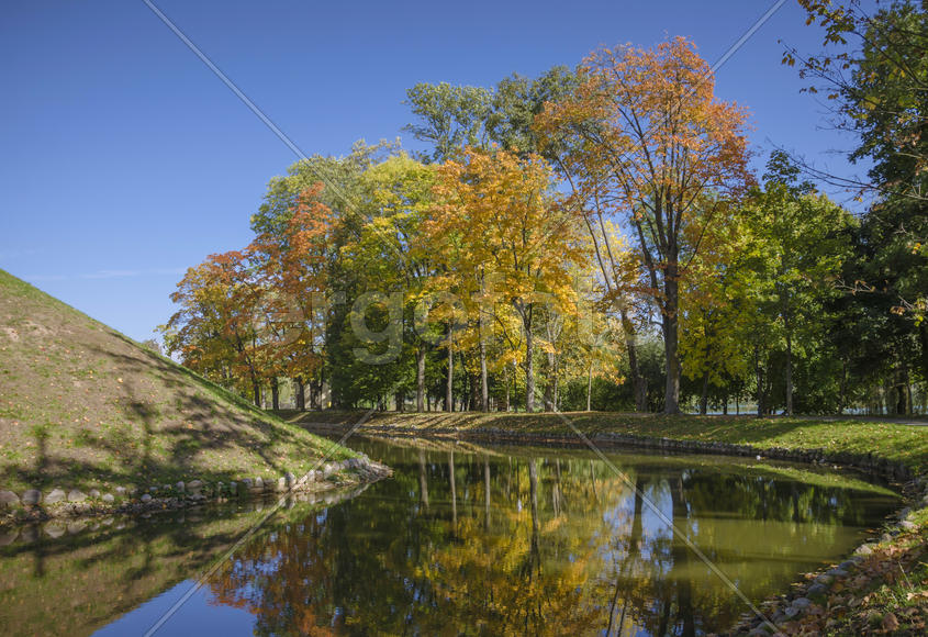 Беларусь, Несвиж: старый замковый парк