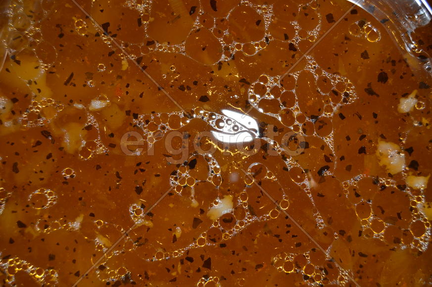 Бульон овощного домашнего супа 