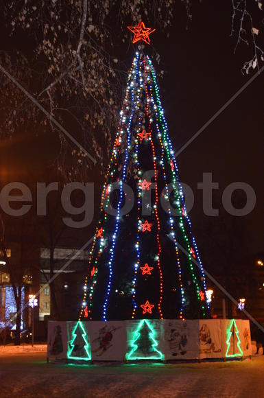 Ночная Казань в Новогодние праздники