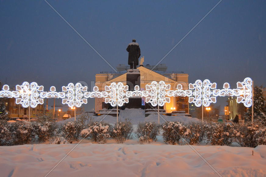 Заснеженная Казань