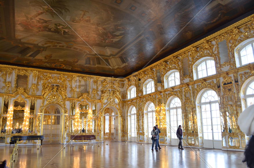 Царское Село. Екатерининский дворец. Большой зал