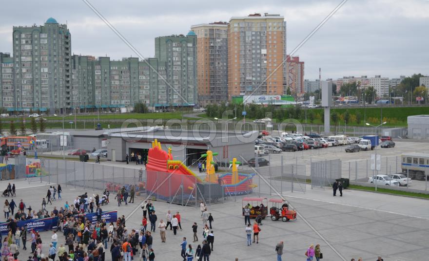 Казань: вид со стадиона "Казань-Арена"