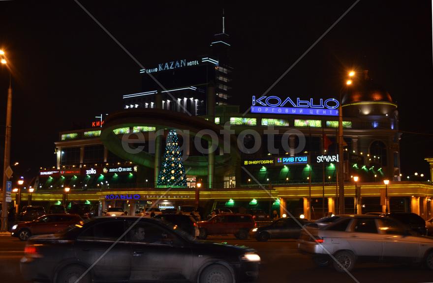 Ночная Казань: ул. Пушкина