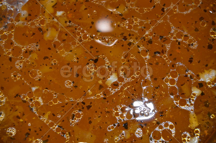 Бульон овощного домашнего супа 