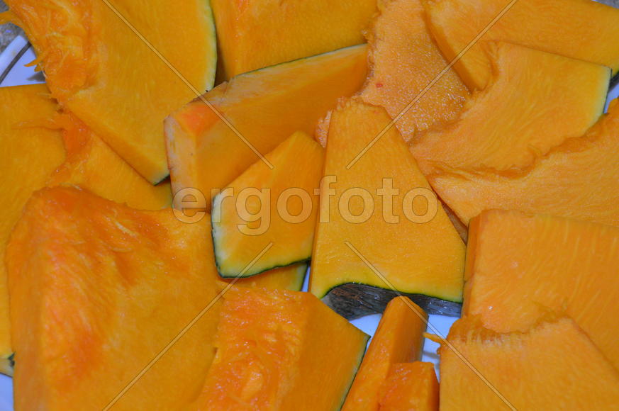 Тыква: кусочки